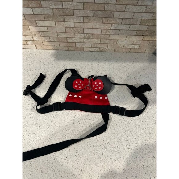 Minnie Mouse Inspired Dog Harness Adjustable Straps Size Small/Med Fits Dog - Picture 2 of 3
